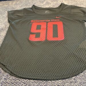 NWOT  Nike  Washington State university mess jersey style ladies top!